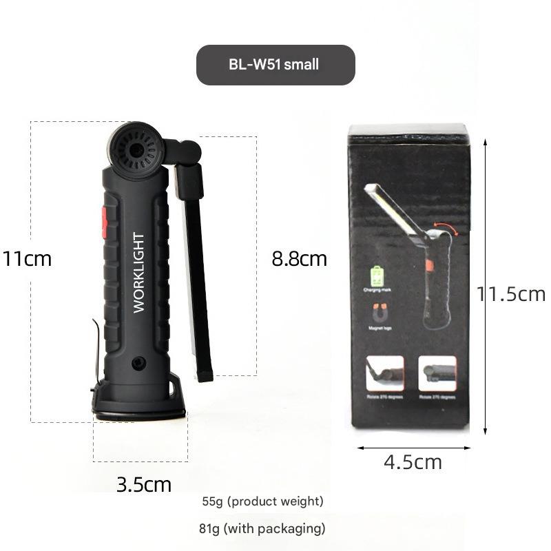 ⚡Last Day Sale💡USB Multi-Function Foldable COB Magnetic Work Light