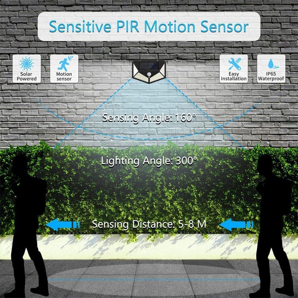 Solar outdoor motion sensor light