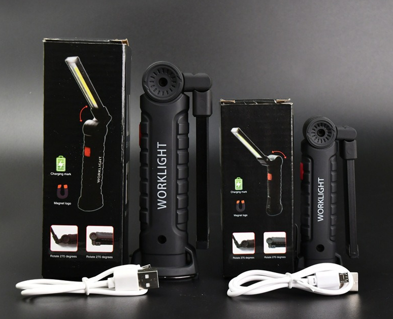 ⚡Last Day Sale💡USB Multi-Function Foldable COB Magnetic Work Light
