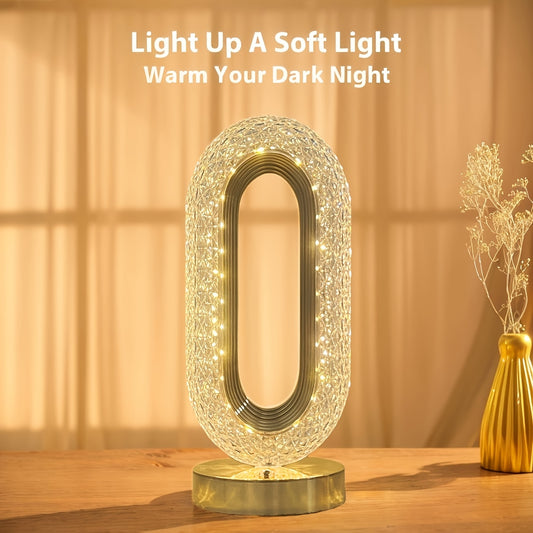 💡 Modern LED Desk Lamp – 3 Colors, USB Rechargeable