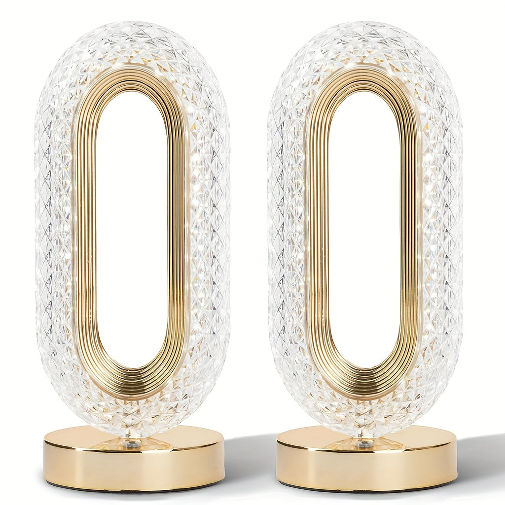 💡 Modern LED Desk Lamp – 3 Colors, USB Rechargeable