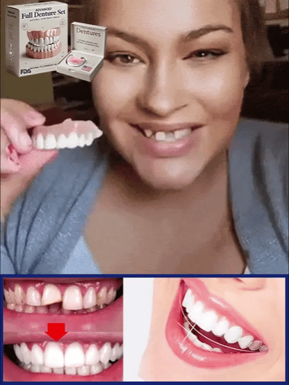 🦷Advanced Customized Full Denture Set🦷  (🔥10.000+ Sold In Last 30 Day)