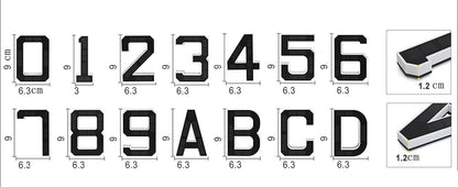 Solar Lighted House Numbers for Outside