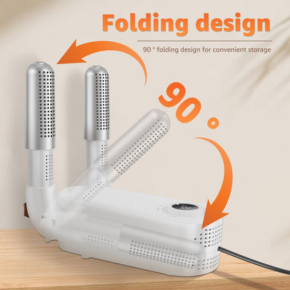 🦶 Footwear Dryer (Boots/Shoes/Gloves) – Electric Heater, Timer, Handle & Foldable Smart Panel