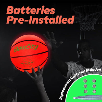 glow-in-the-dark basketball