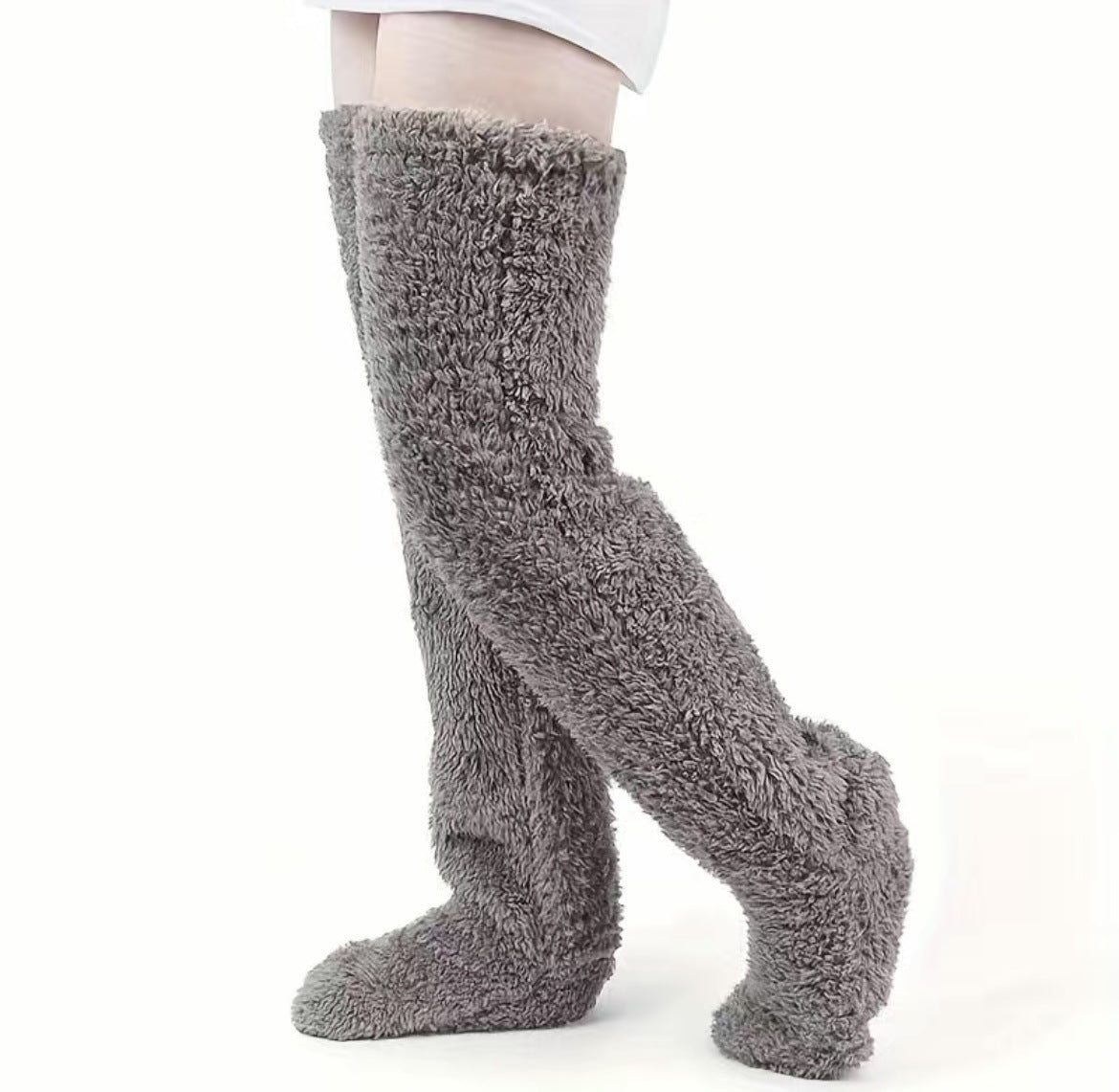 Warm knee socks