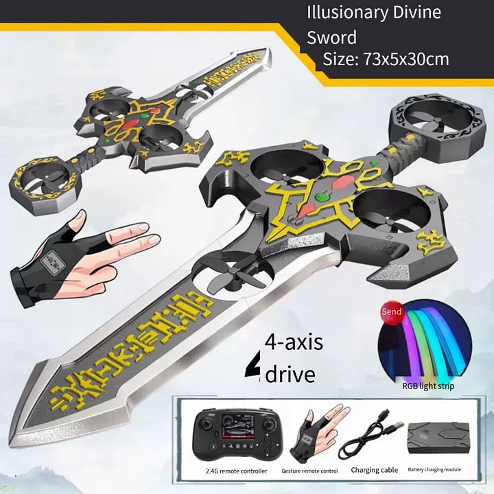 Somatosensory remote control flying sword