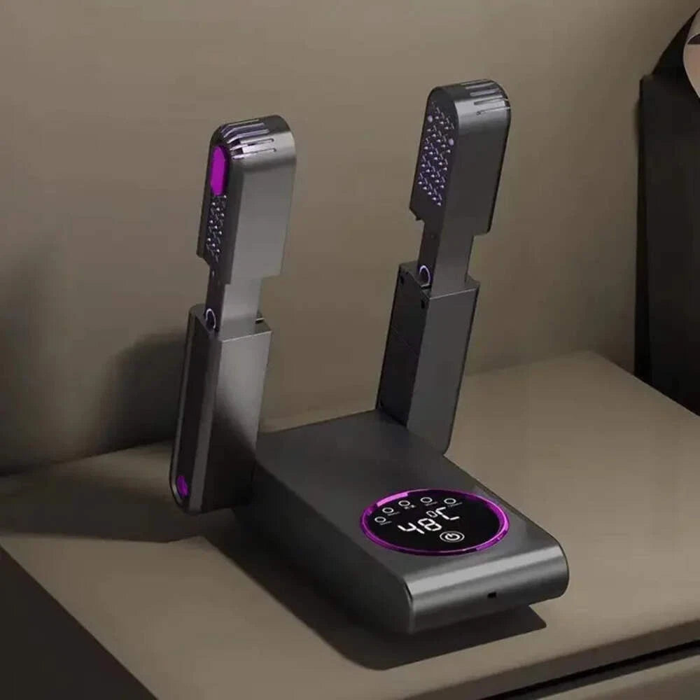 🦶 Footwear Dryer (Boots/Shoes/Gloves) – Electric Heater, Timer, Handle & Foldable Smart Panel