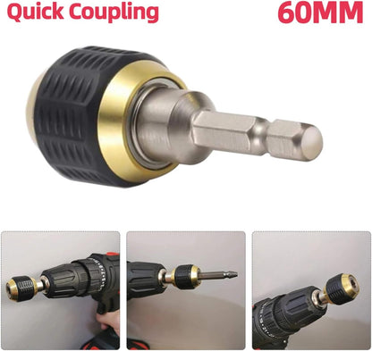 🏆Flash Sale⚡ Hex Shaft Quick-Change Adapter for Power Drill – Heavy-Duty Socket Converter