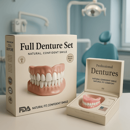 🦷Advanced Customized Full Denture Set🦷  (🔥10.000+ Sold In Last 30 Day)