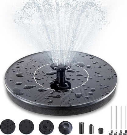 Solar Fountain Outdoor Pool Garden Floating Waterscape Fountain Pump