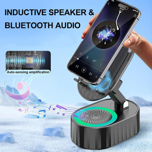 5-in-1 Wireless Speaker with Bluetooth & Adjustable Stand